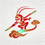 悟空体育官方网站Logo - 蓝色运动风格图标